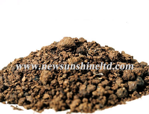 Tea seed meal without straw